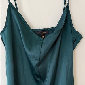 AFRM Emerald Slip Dress